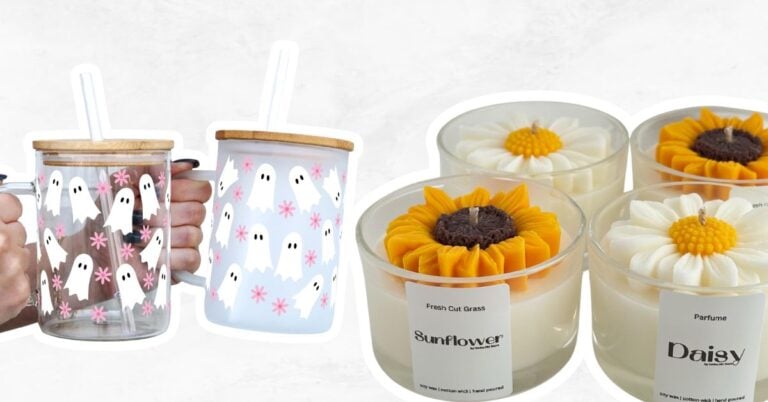 a candle and glass craft that sells well at craft fairs